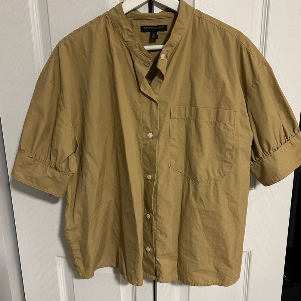 Banana Republic Women's Tan Blouse
